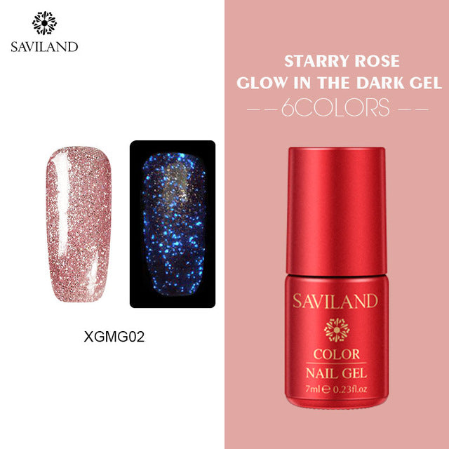 Glow In The Dark Star Gel Nail Varnish - The MAYZ