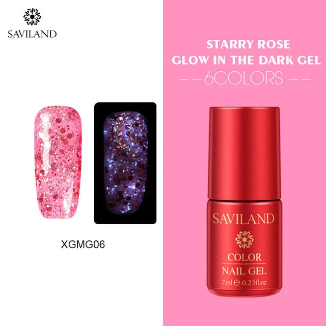 Glow In The Dark Star Gel Nail Varnish - The MAYZ