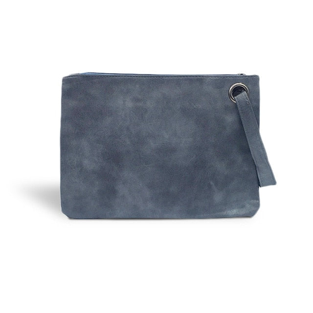 Solid Handbag Clutch Bag Leather - The MAYZ