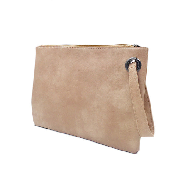 Solid Handbag Clutch Bag Leather - The MAYZ