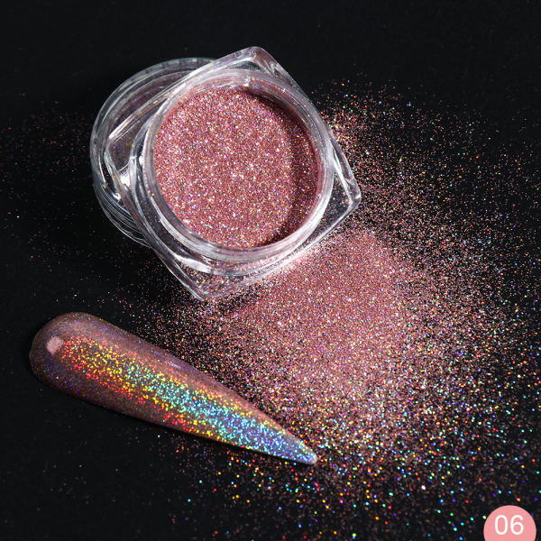 1Box Glitter for Nails Holographic Dip Powder Mirror Polishing - The MAYZ