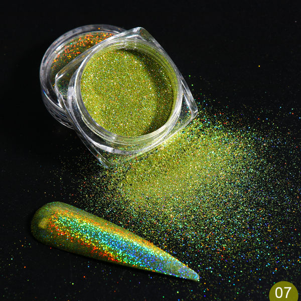1Box Glitter for Nails Holographic Dip Powder Mirror Polishing - The MAYZ
