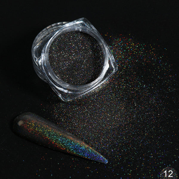 1Box Glitter for Nails Holographic Dip Powder Mirror Polishing - The MAYZ