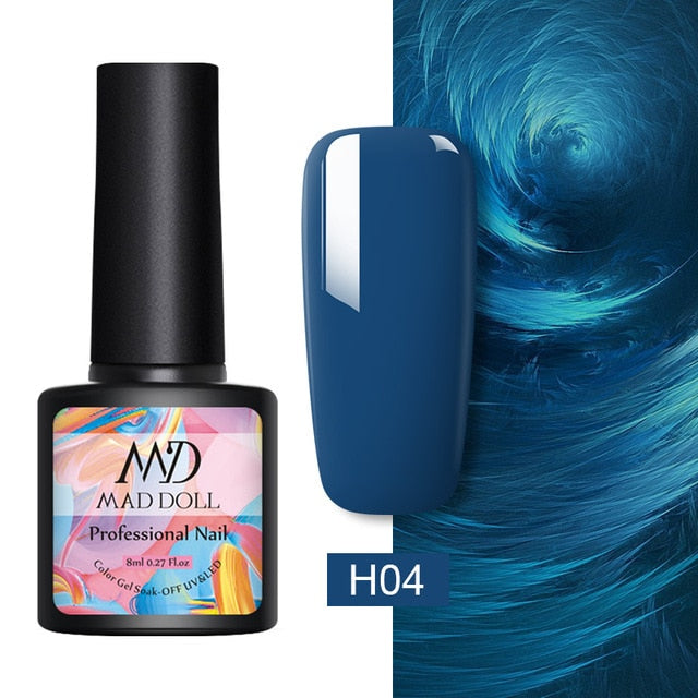 MD DOLL 8ml Sparkling Glitter Nail Gel Polish - The MAYZ