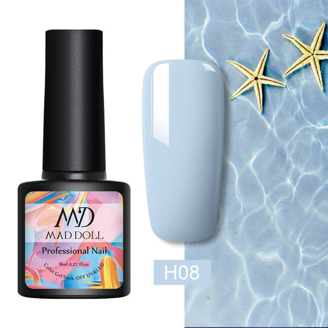 MD DOLL 8ml Sparkling Glitter Nail Gel Polish - The MAYZ