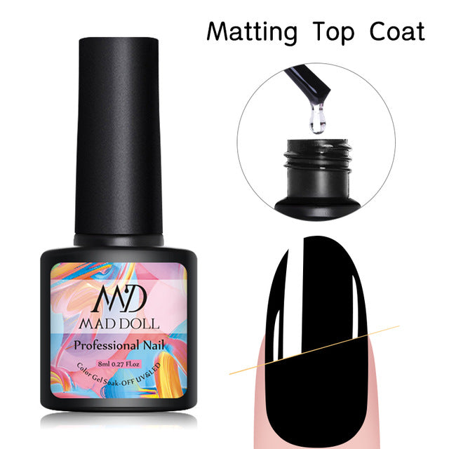 MD DOLL 8ml Sparkling Glitter Nail Gel Polish - The MAYZ