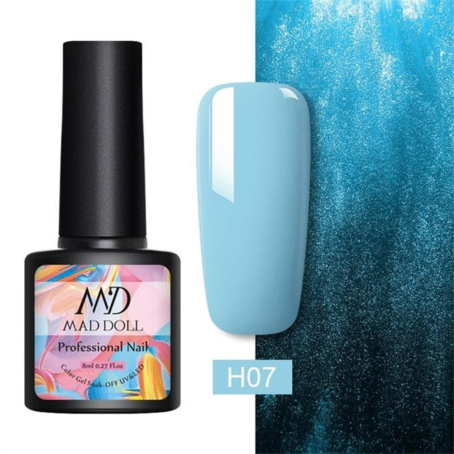 MD DOLL 8ml Sparkling Glitter Nail Gel Polish - The MAYZ