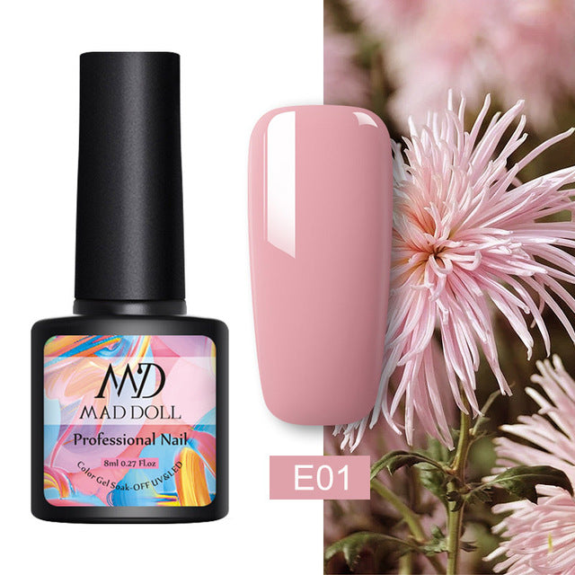 MD DOLL 8ml Sparkling Glitter Nail Gel Polish - The MAYZ