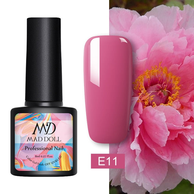 MD DOLL 8ml Sparkling Glitter Nail Gel Polish - The MAYZ