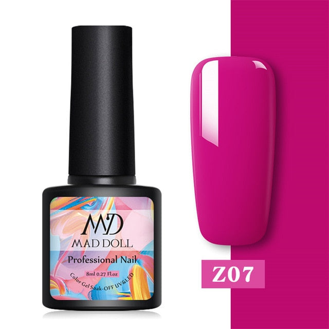 MD DOLL 8ml Sparkling Glitter Nail Gel Polish - The MAYZ