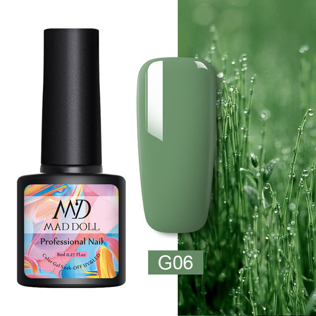 MD DOLL 8ml Sparkling Glitter Nail Gel Polish - The MAYZ