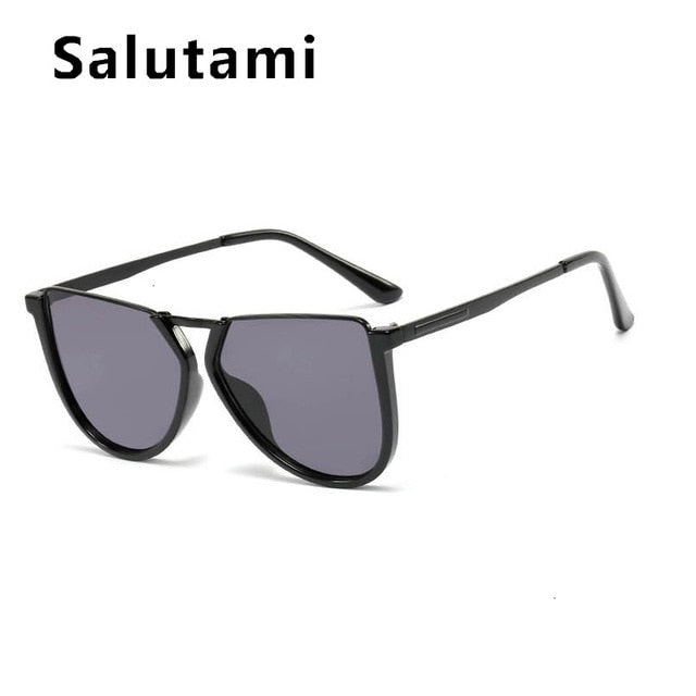 Irregular Alloy Square Sunglasses - The MAYZ