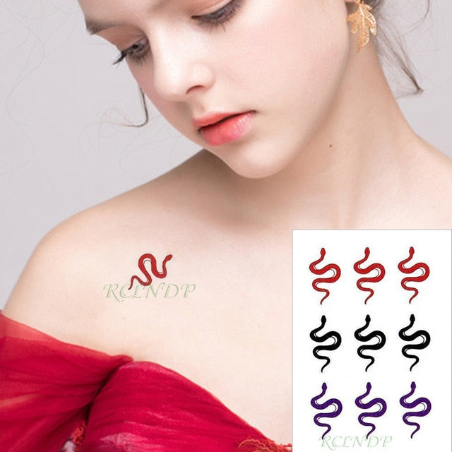 English word letters Waterproof Temporary Tattoo - The MAYZ