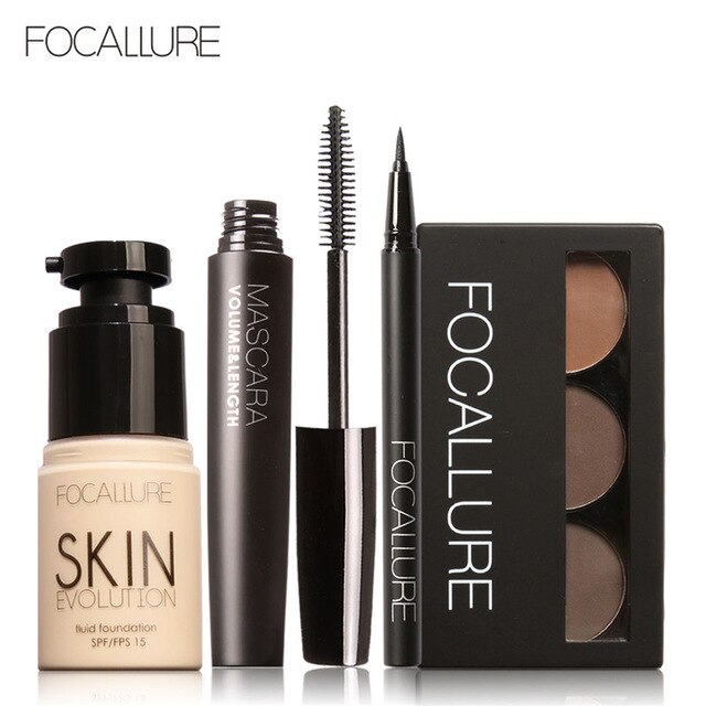 FOCALLURE Makup Tool Kit 4 PCS - The MAYZ