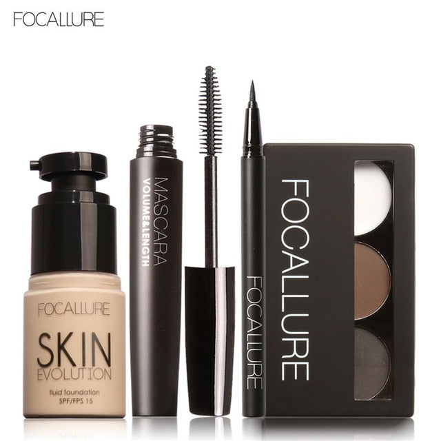 FOCALLURE Makup Tool Kit 4 PCS - The MAYZ