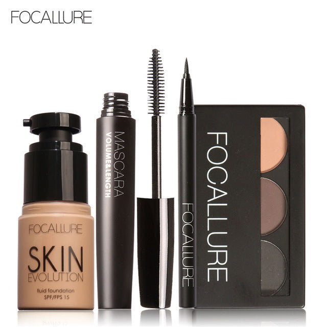 FOCALLURE Makup Tool Kit 4 PCS - The MAYZ