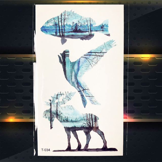 Flower Black Geometry Tattoo - The MAYZ