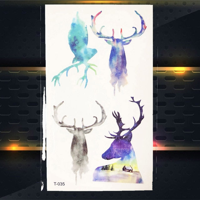 Flower Black Geometry Tattoo - The MAYZ