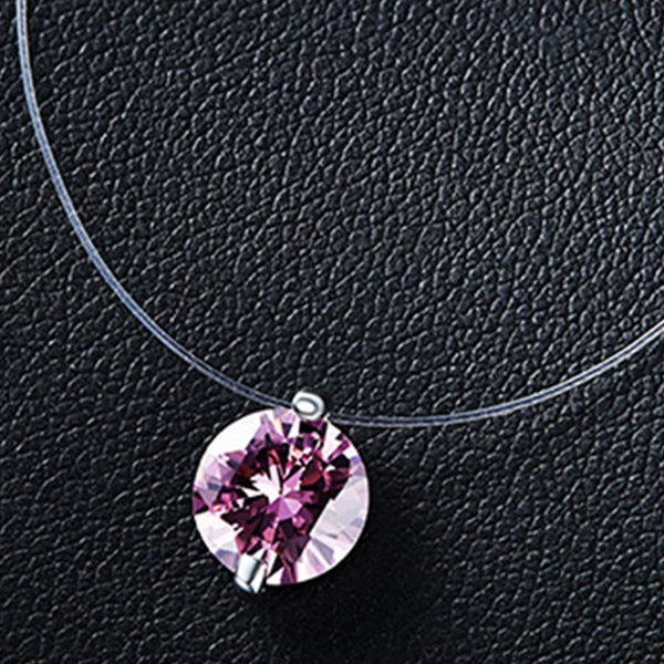 Necklace Silver Invisible Chain - The MAYZ