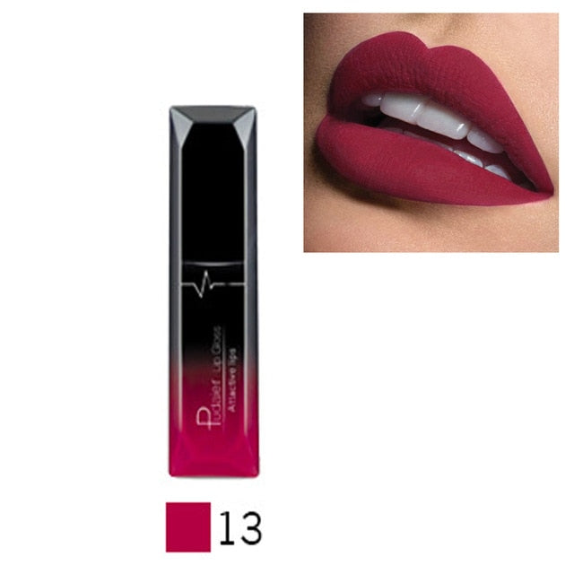 21 Color Liquid Lipstick Waterproof Mate - The MAYZ
