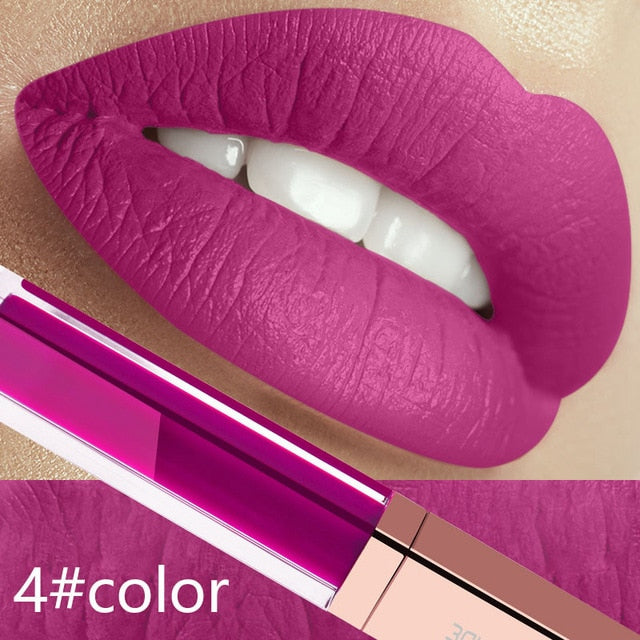 24 Color Make Up Liquid Lipstick Waterproof Mate - The MAYZ