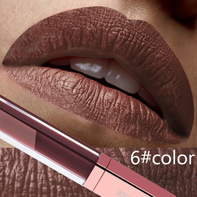 24 Color Make Up Liquid Lipstick Waterproof Mate - The MAYZ