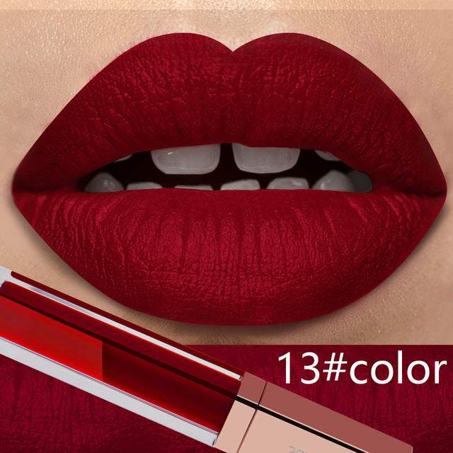 24 Color Make Up Liquid Lipstick Waterproof Mate - The MAYZ