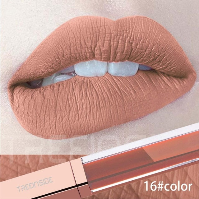 24 Color Make Up Liquid Lipstick Waterproof Mate - The MAYZ