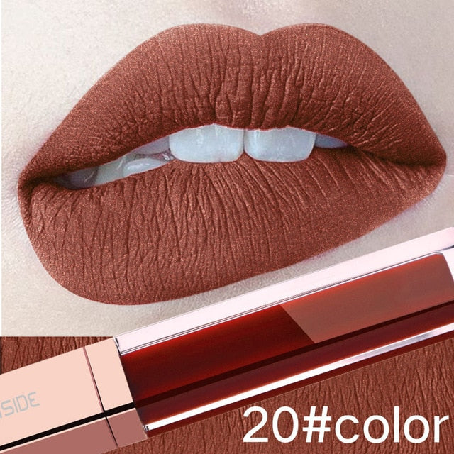 24 Color Make Up Liquid Lipstick Waterproof Mate - The MAYZ