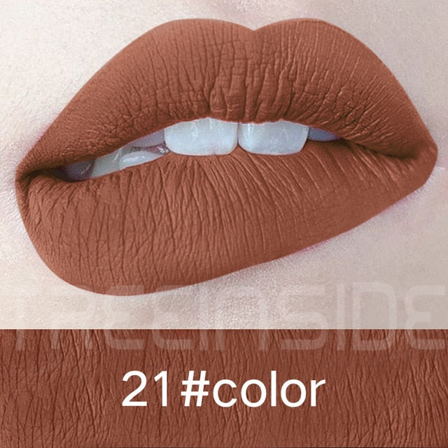 24 Color Make Up Liquid Lipstick Waterproof Mate - The MAYZ