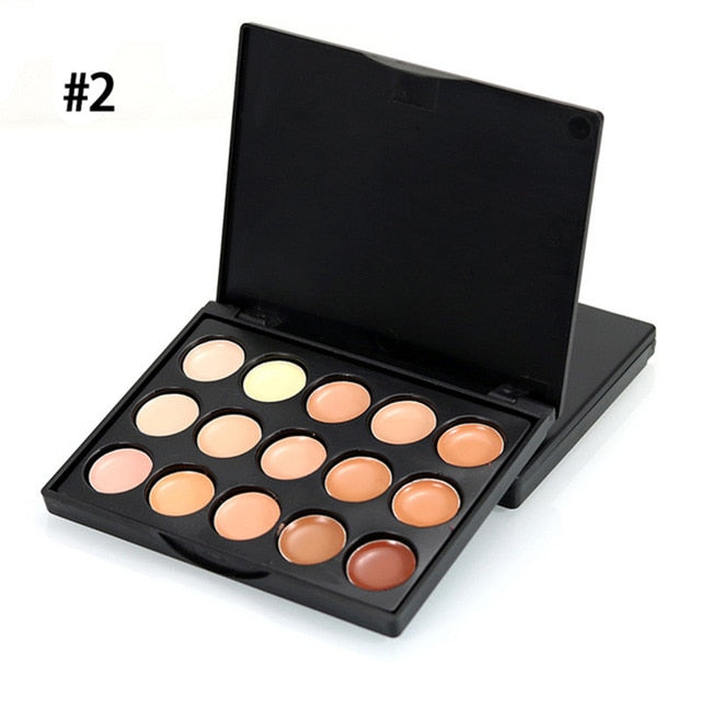 Face Concealer Makeup Palette +Brushes +Puff - The MAYZ
