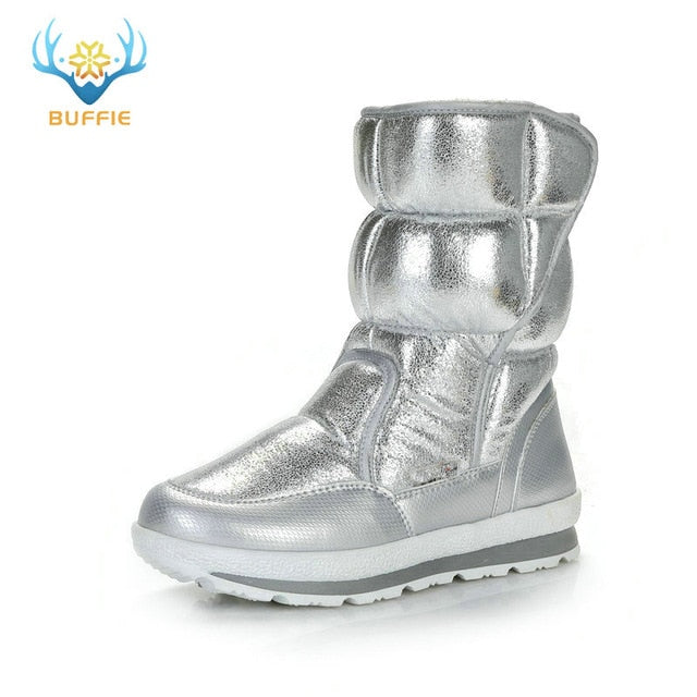 Silver Winter Boots - The MAYZ