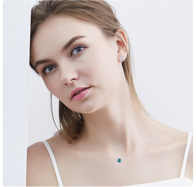 Necklace Silver Invisible Chain - The MAYZ