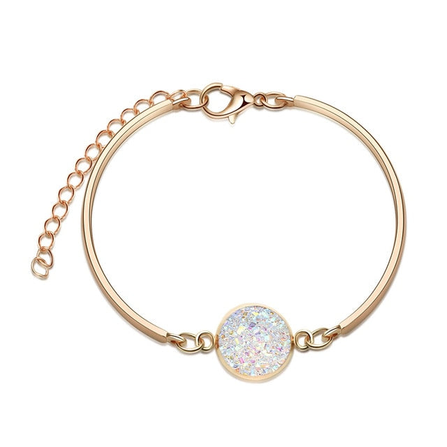 Nature Stone Bracelet Big drusy - The MAYZ