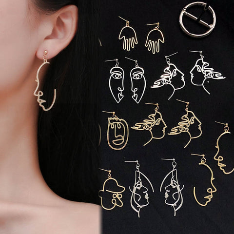 Drop Earrings Hollow out Statement - The MAYZ