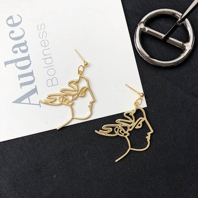 Drop Earrings Hollow out Statement - The MAYZ