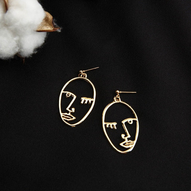 Drop Earrings Hollow out Statement - The MAYZ