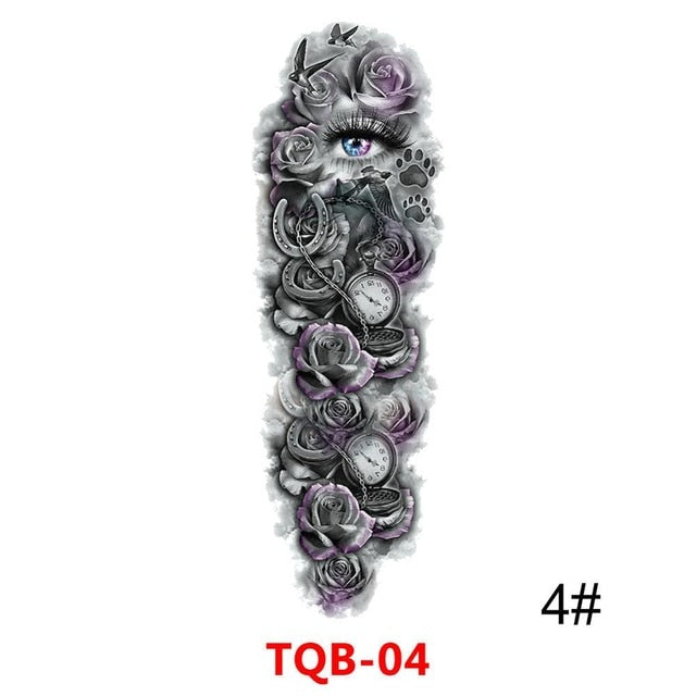 Sexy Skull Body Art Waterproof Tattoo - The MAYZ