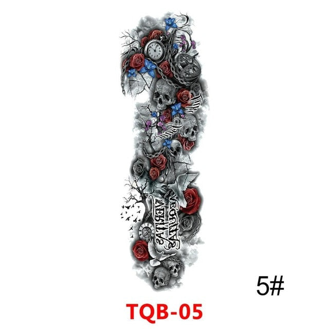 Sexy Skull Body Art Waterproof Tattoo - The MAYZ