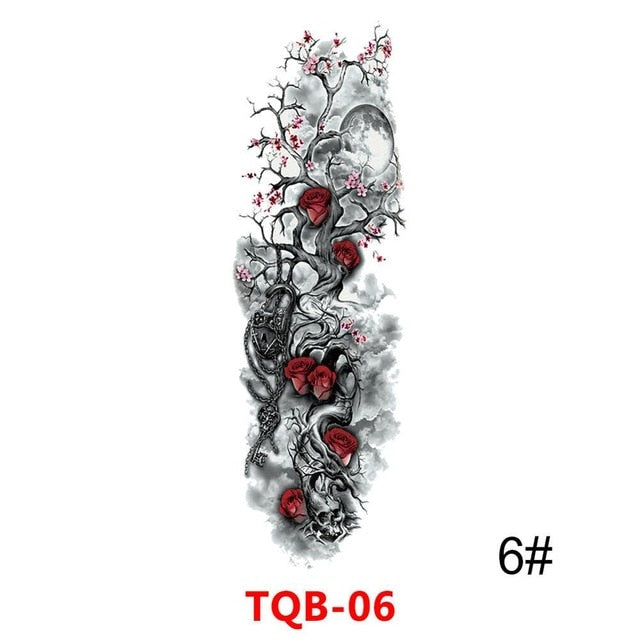 Sexy Skull Body Art Waterproof Tattoo - The MAYZ