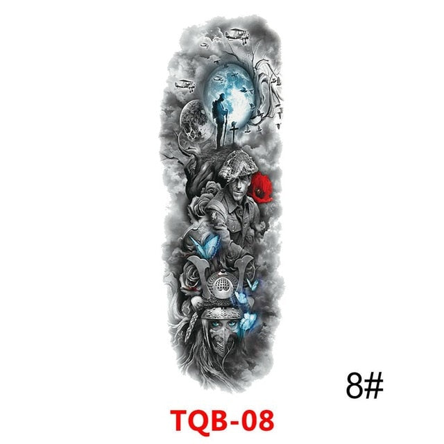 Sexy Skull Body Art Waterproof Tattoo - The MAYZ