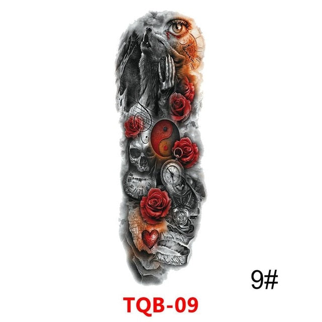 Sexy Skull Body Art Waterproof Tattoo - The MAYZ