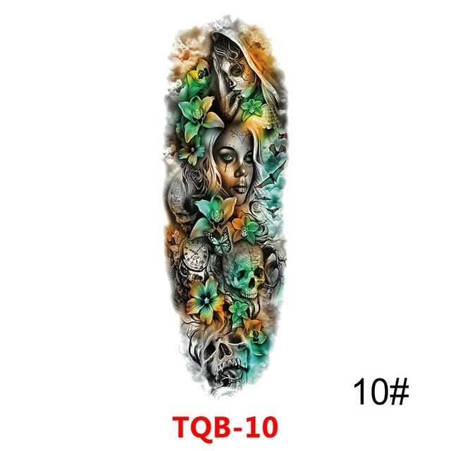 Sexy Skull Body Art Waterproof Tattoo - The MAYZ