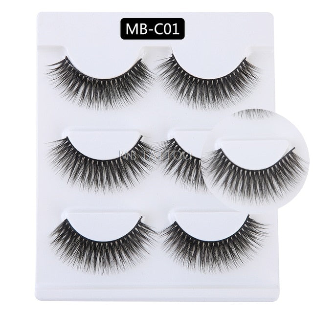 New 3D 5 Pairs Mink Eyelashes extension - The MAYZ