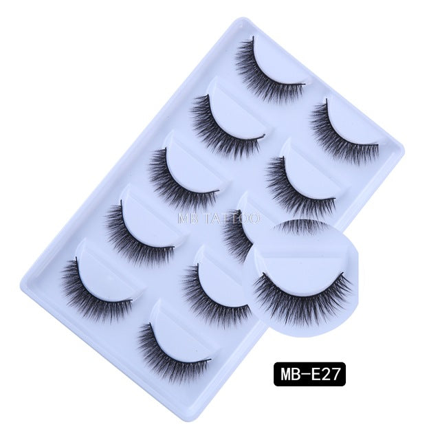 New 3D 5 Pairs Mink Eyelashes extension - The MAYZ