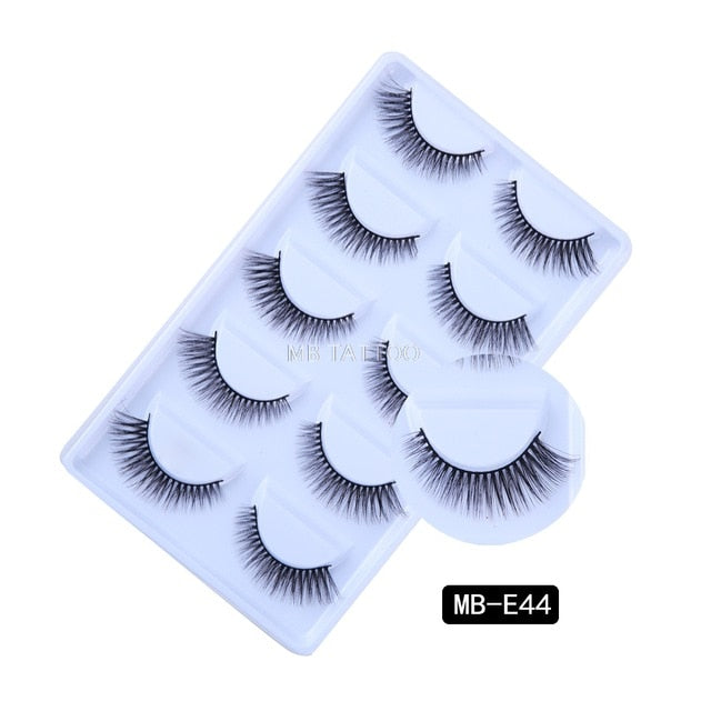 New 3D 5 Pairs Mink Eyelashes extension - The MAYZ