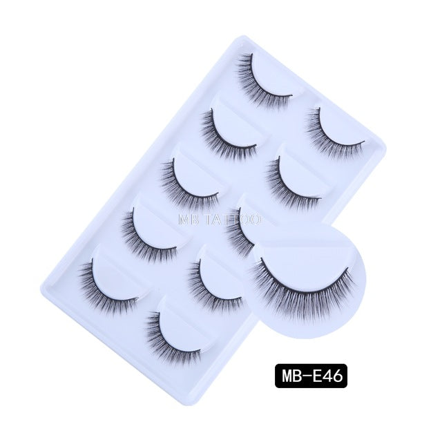 New 3D 5 Pairs Mink Eyelashes extension - The MAYZ