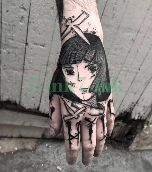 Waterproof Temporary tatoo Hand Painted - The MAYZ