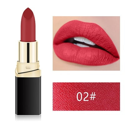 MISS ROSE Lipstick Matte Waterproof Make Up Long Lasting - The MAYZ