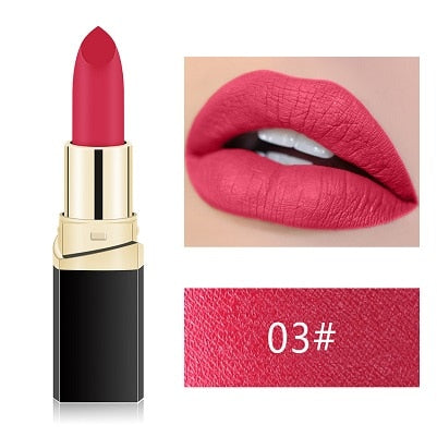 MISS ROSE Lipstick Matte Waterproof Make Up Long Lasting - The MAYZ